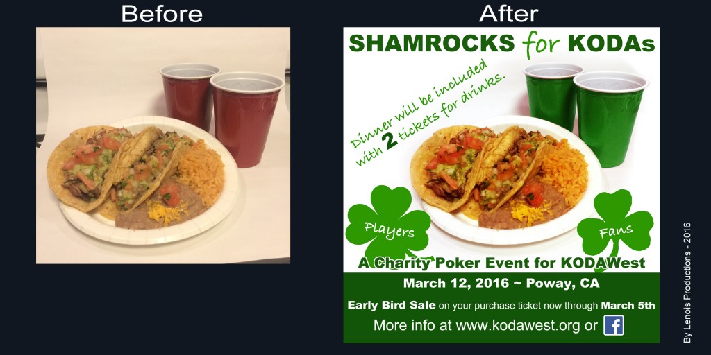 KW poker Before&After